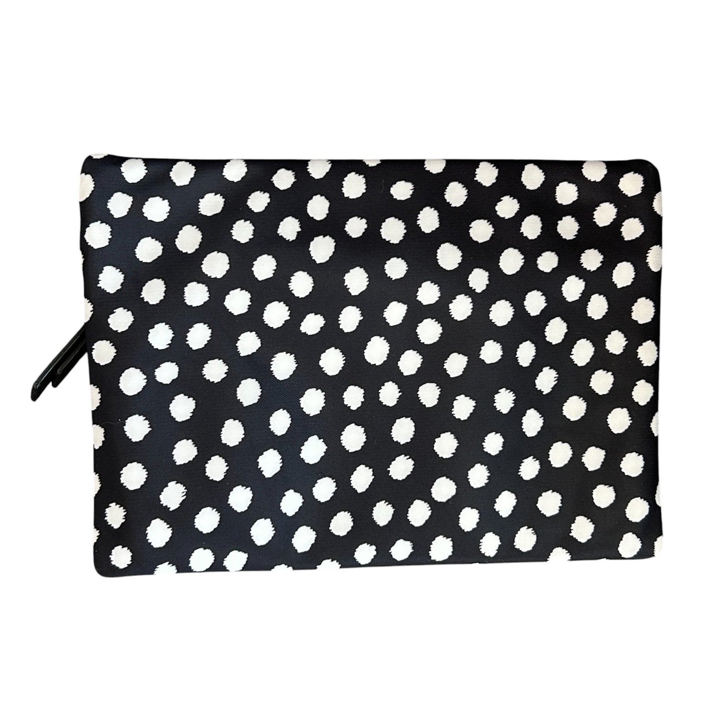 Kate Spade Small Drewe Wilson Road Musical Dots Black Multi Zip Pouch NEWa