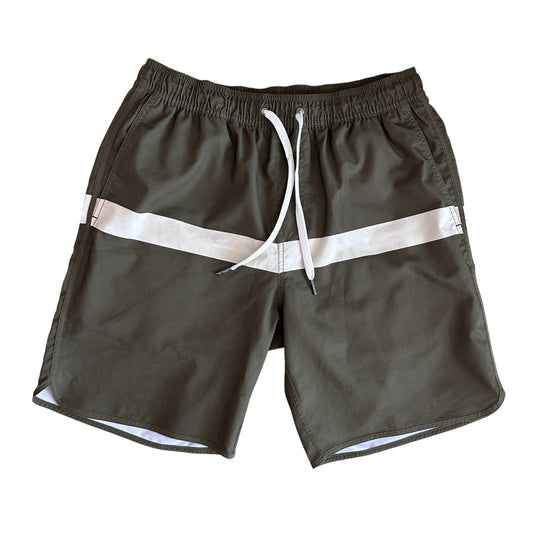 Fair Harbor Olive Green Lined Drawstring Shorts Mens Size Medium