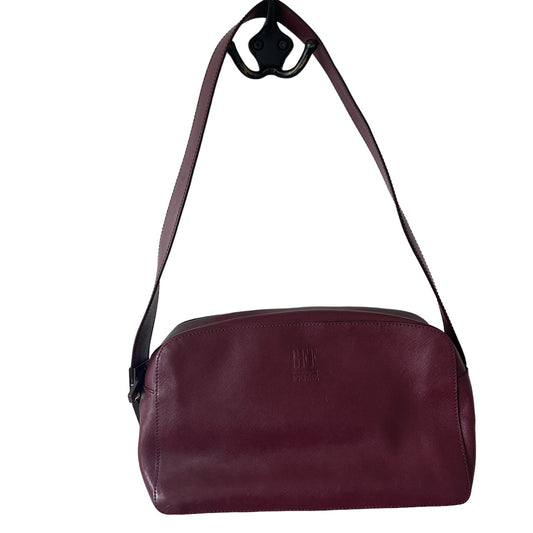 Gianfranco Ferre Burgundy Dark Cherry Shoulder Bag Minimalist Vintage Classic