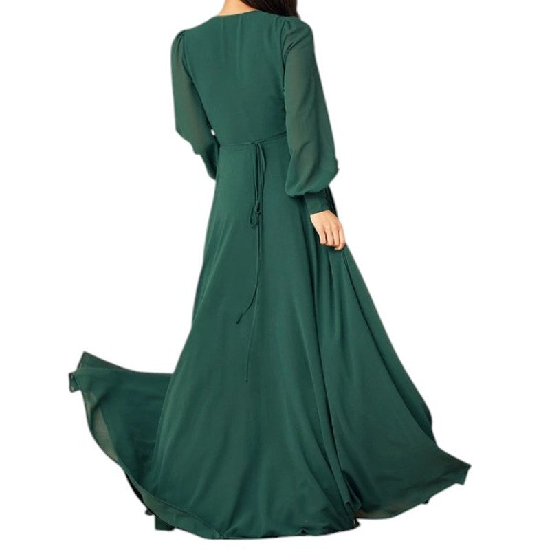 Lulus My Whole Heart Dark Emerald Green Dress Womens Size XL NEW IN PACKAGE