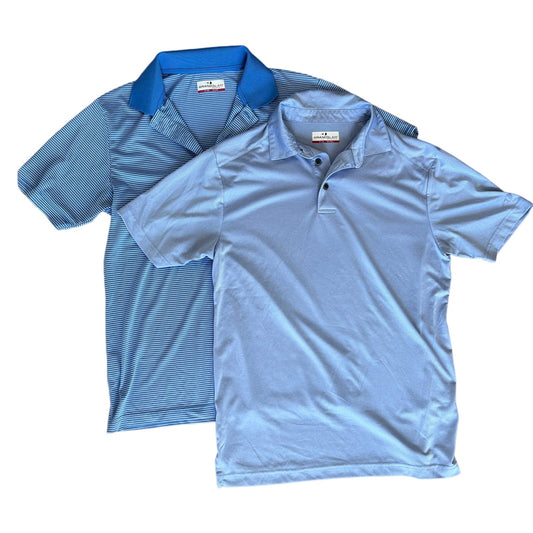 Grand Slam Performance Men's Golf Polo Shirts LOT of 2 Size Small