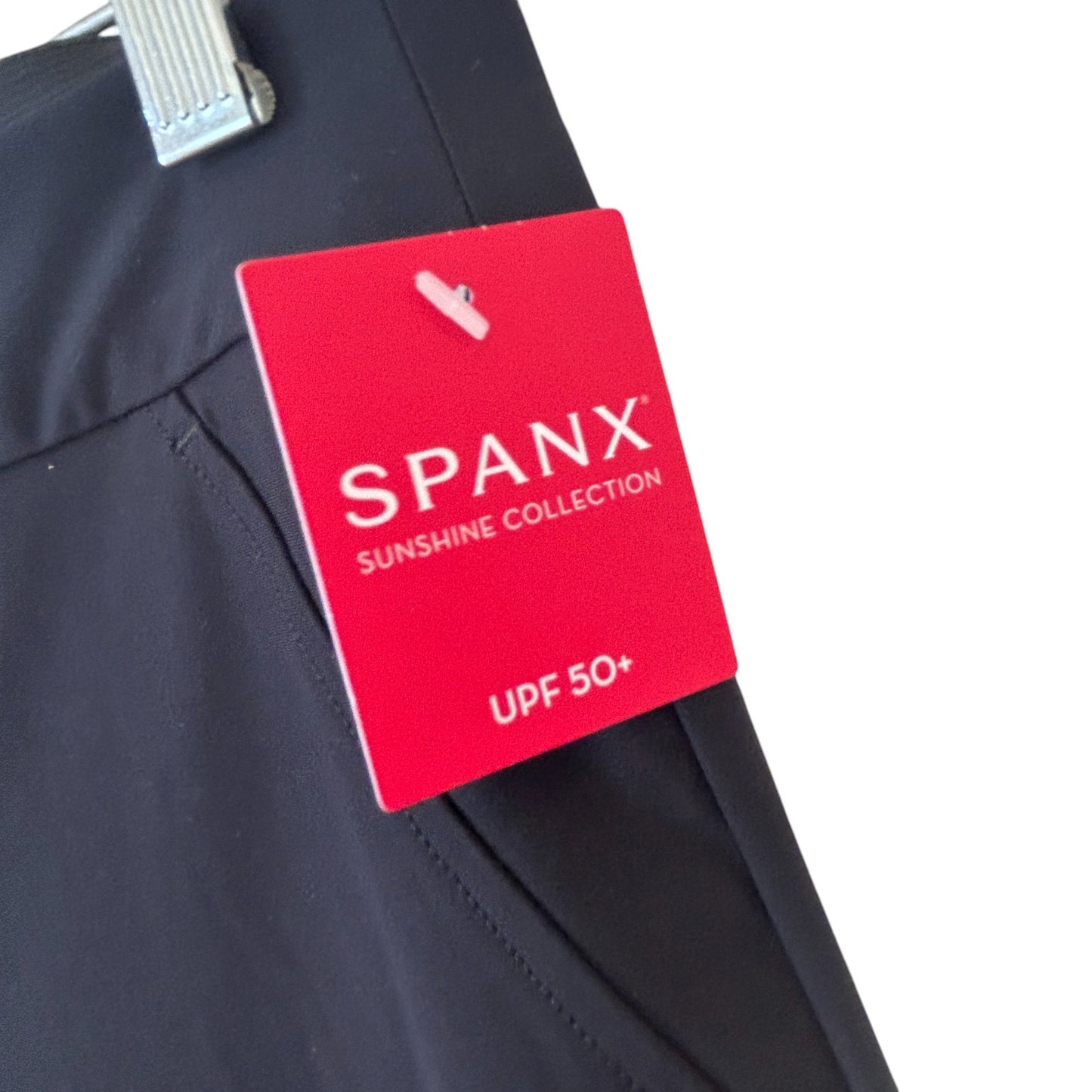 Spanx NWT Black Sunshine Kick Flare Pant SPF 50+ Womens Size Medium NEW