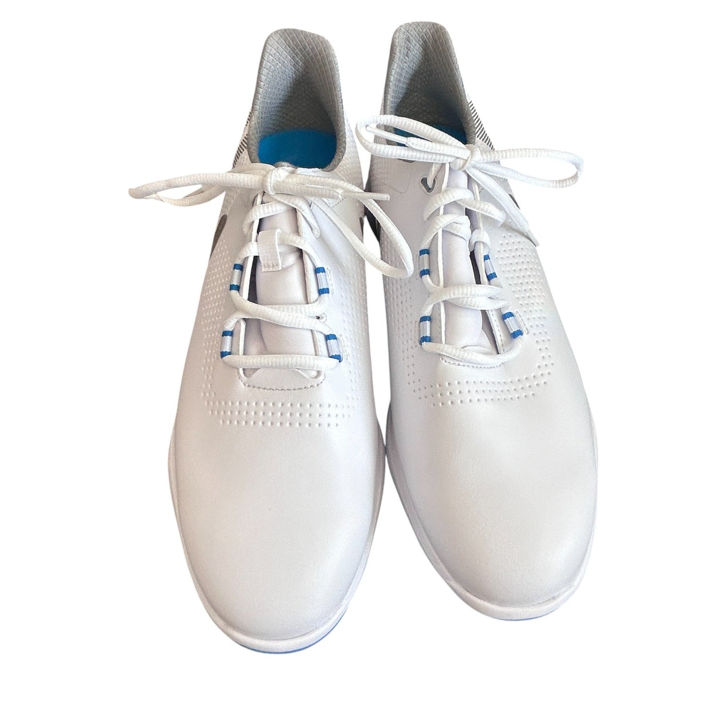 FootJoy Fuel Men's Golf Shoes 55440 White / Blue Size 10 Extra Wide NEW