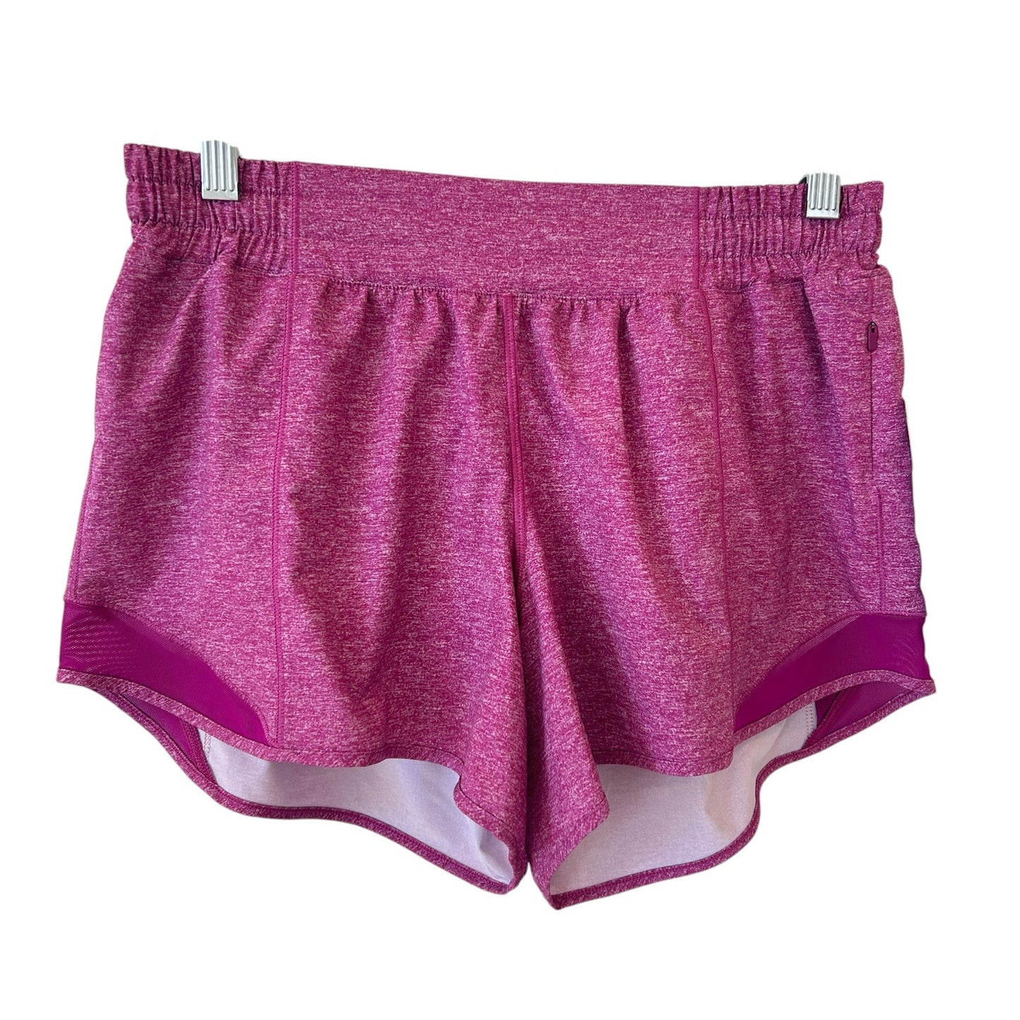 Lululemon NWT Pink Hotty Hot LR Short 4" Lined Womens Size 8 NEW