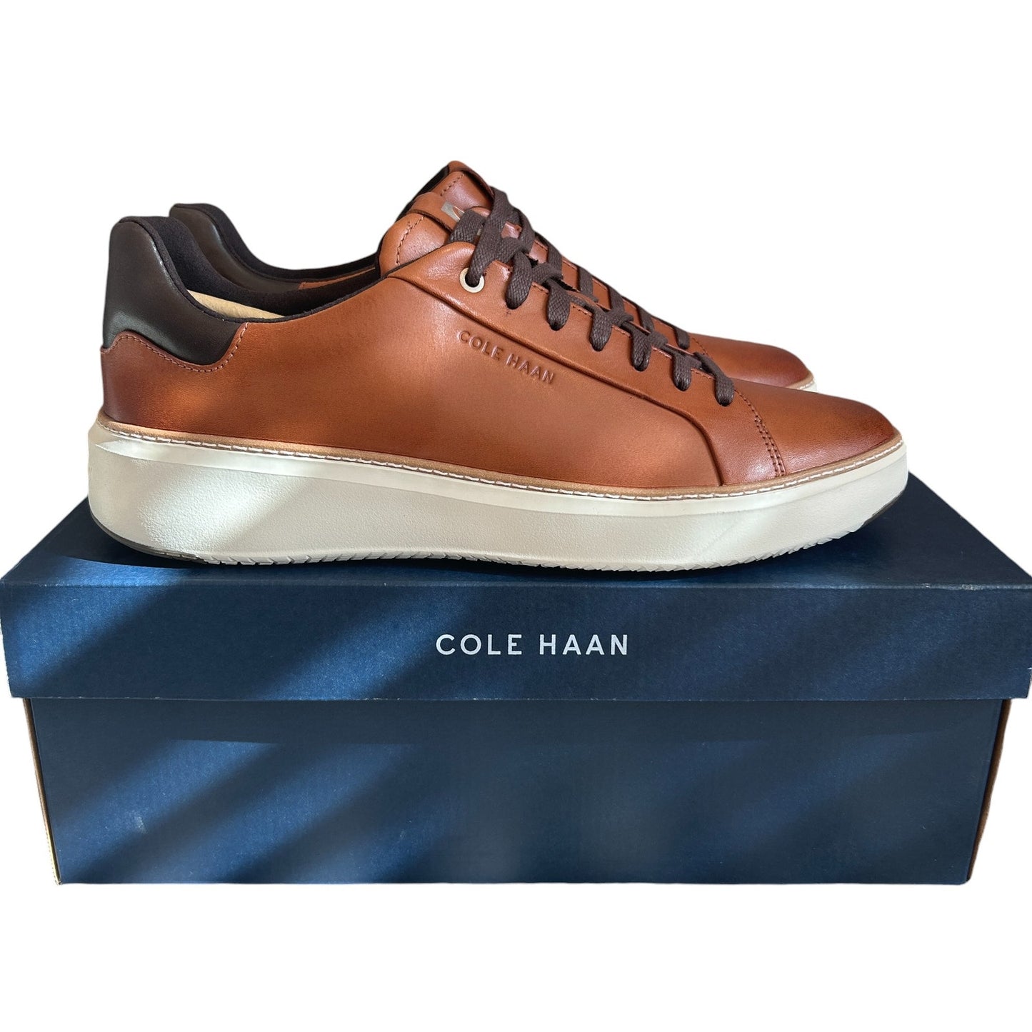 Cole Haan GP Topspin Sneaker British Tan NEW IN BOX Mens Size 10