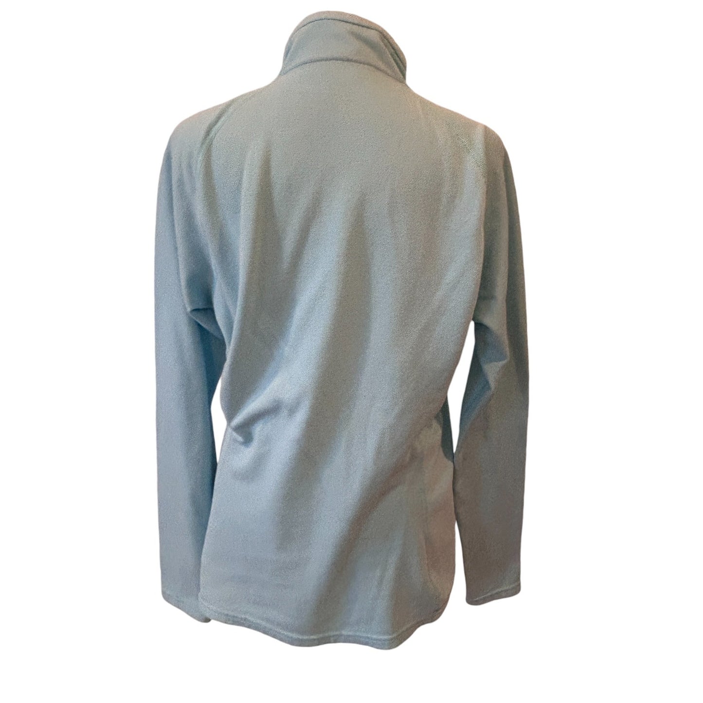 Patagonia Light Blue 1/4 Zip Long Sleeve Pullover Womens Size XL