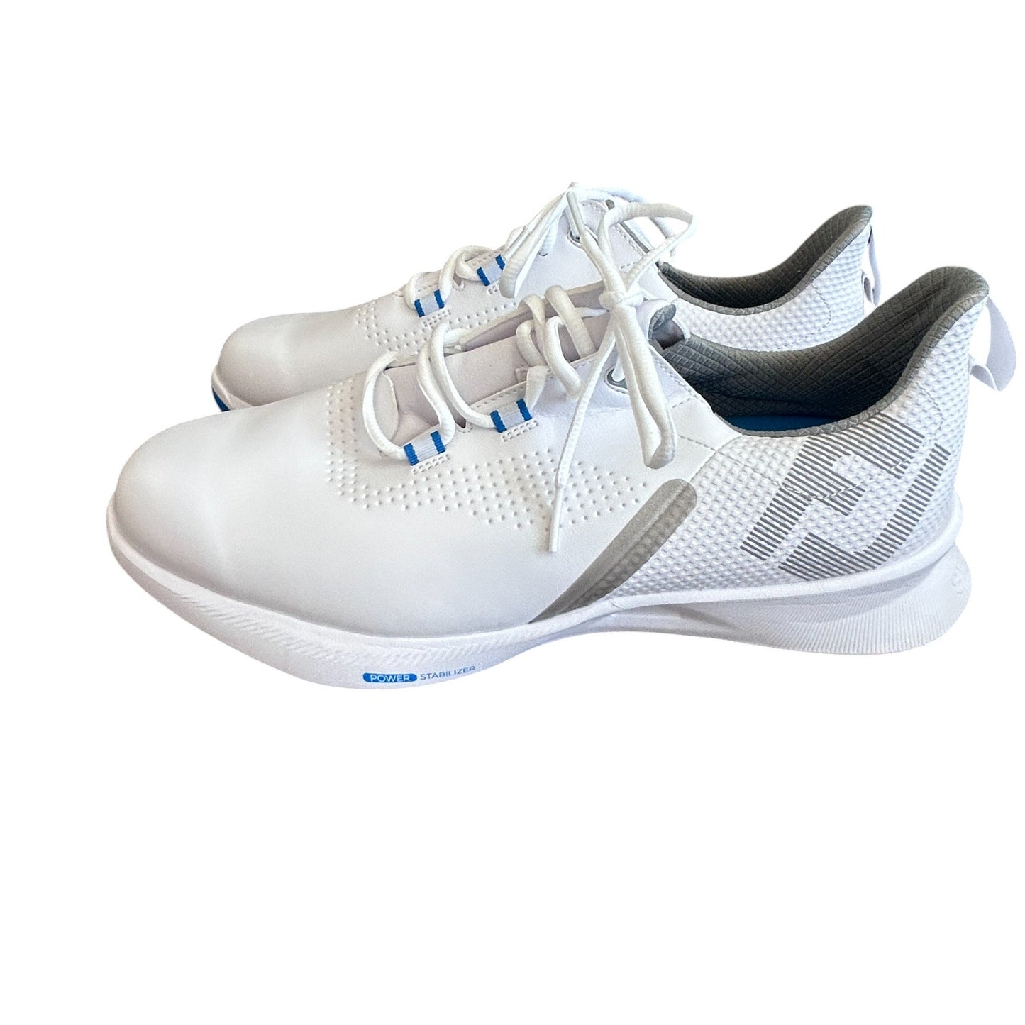 FootJoy Fuel Men's Golf Shoes 55440 White / Blue Size 10 Extra Wide NEW