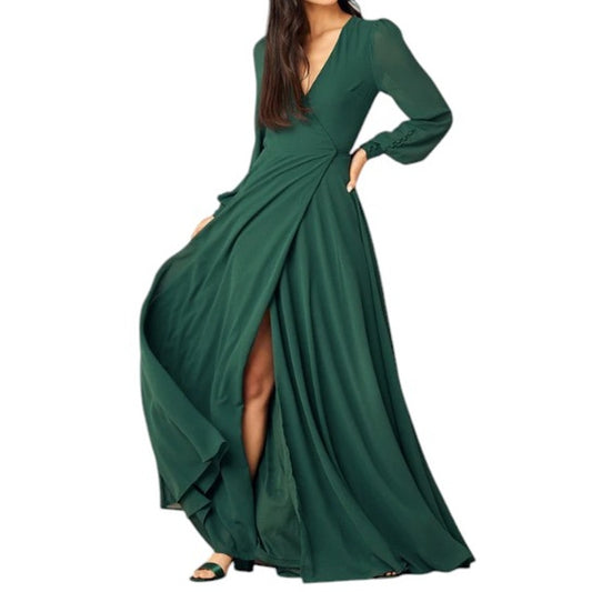 Lulus My Whole Heart Dark Emerald Green Dress Womens Size XL NEW IN PACKAGE