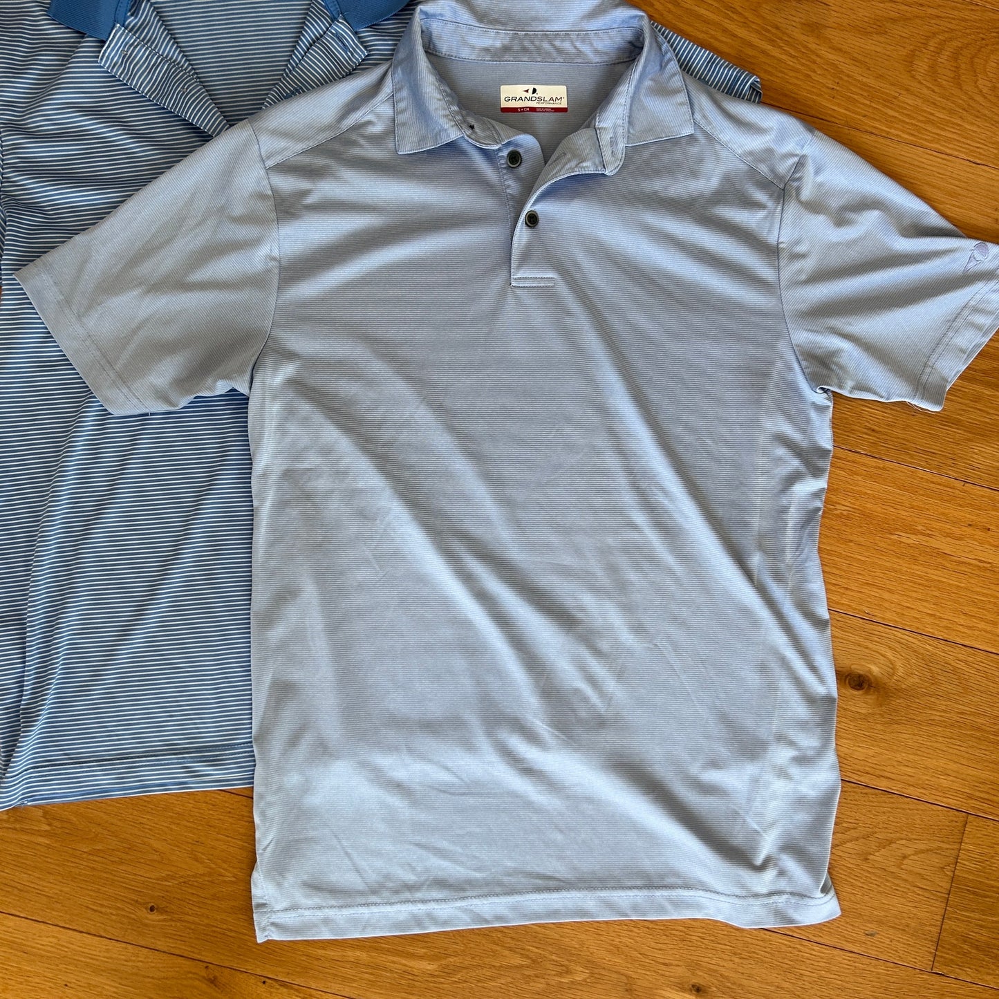 Grand Slam Performance Men's Golf Polo Shirts LOT of 2 Size Small