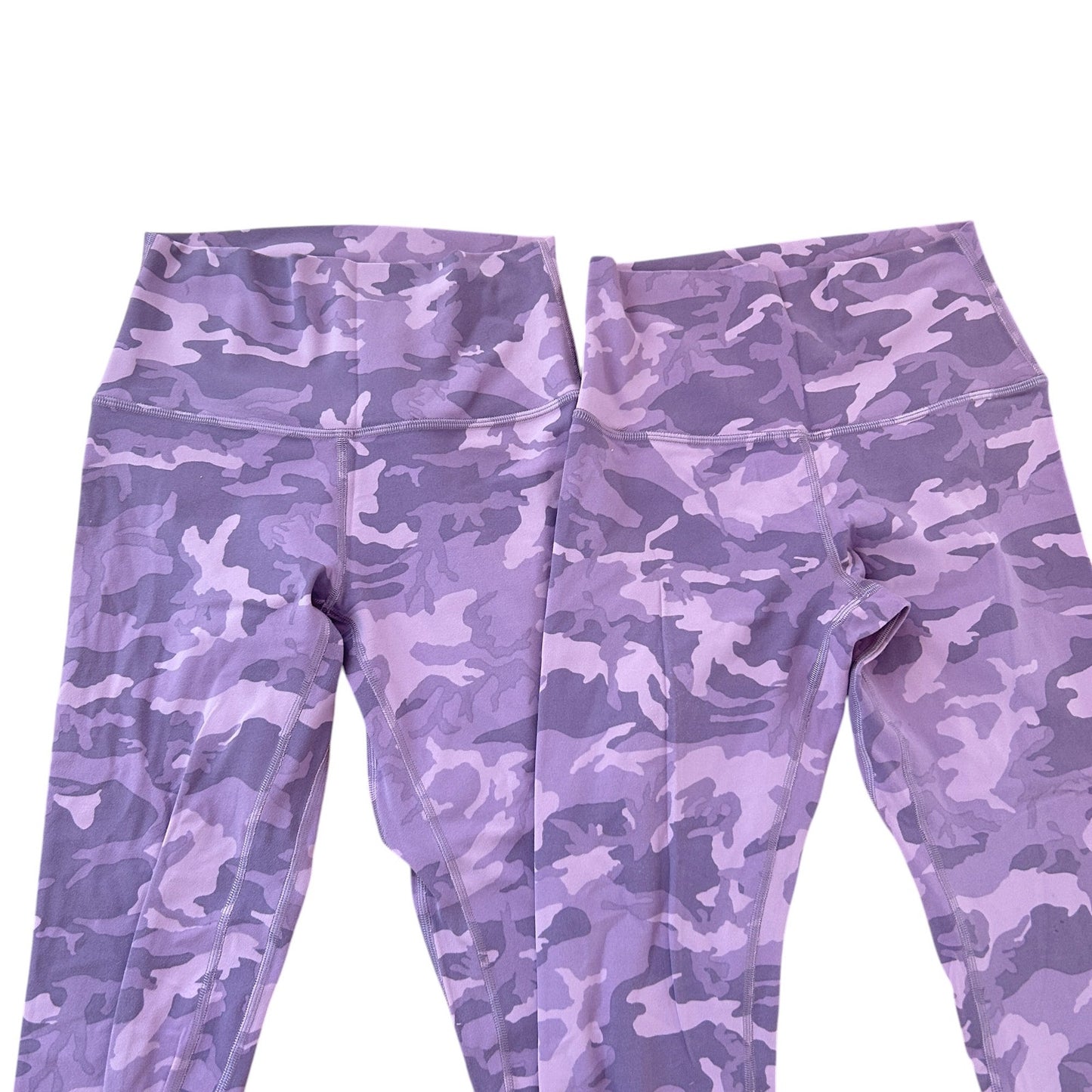 Lululemon Align High-Rise Crop Legging 22" LOT 2 Pair Womens Size 4 Pink Camo