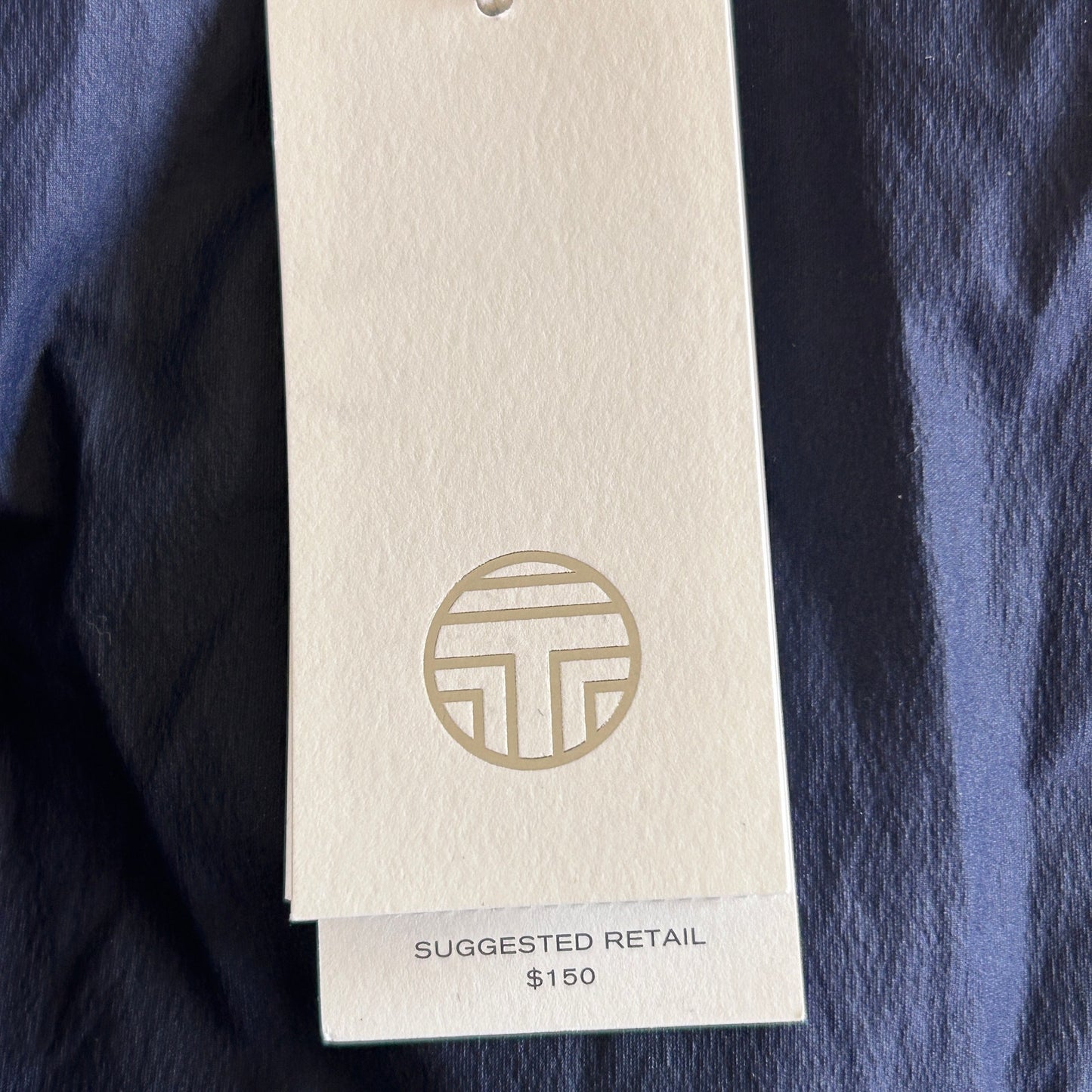 Tory Sport NEW $150 Tory Burch Nylon Packable Jacket Navy Blue Women Size Large