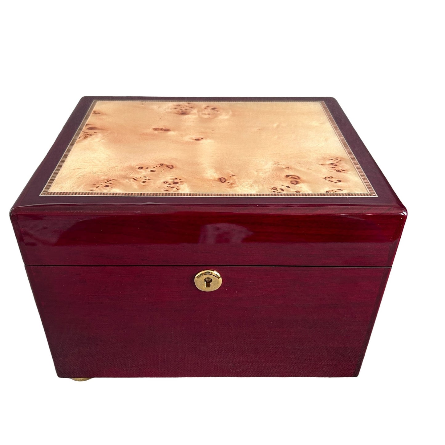 Howard Miller Model 800-141 Dark Wooden Reflections Urn Chest Box NO KEY